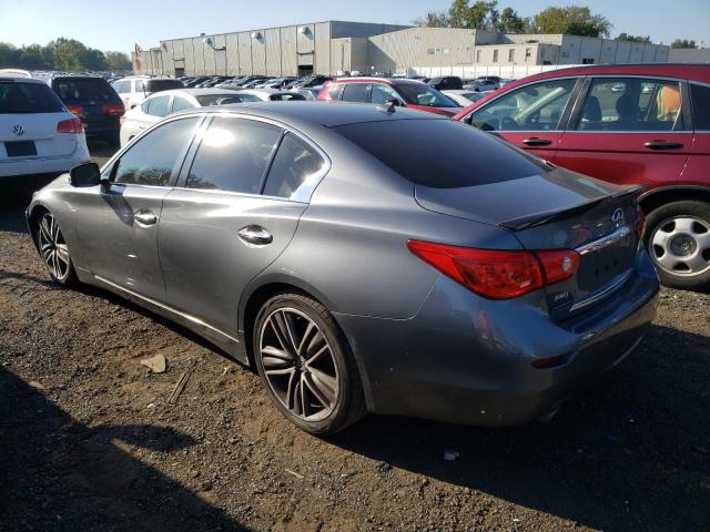 JN1AV7AR4HM900113 - 2017 INFINITI Q50 HYBRID GRAY photo 2