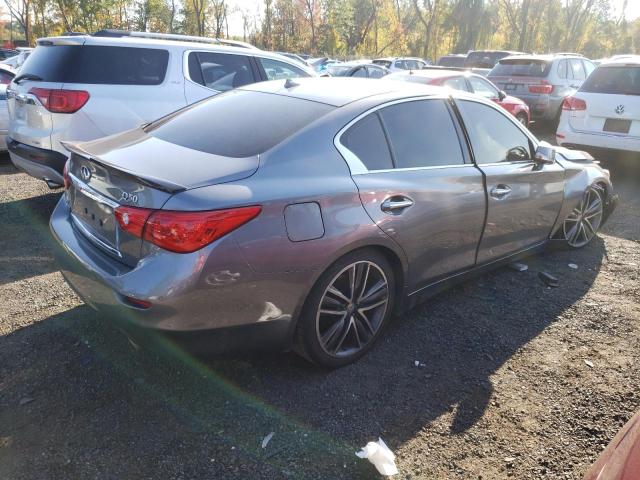 JN1AV7AR4HM900113 - 2017 INFINITI Q50 HYBRID GRAY photo 3