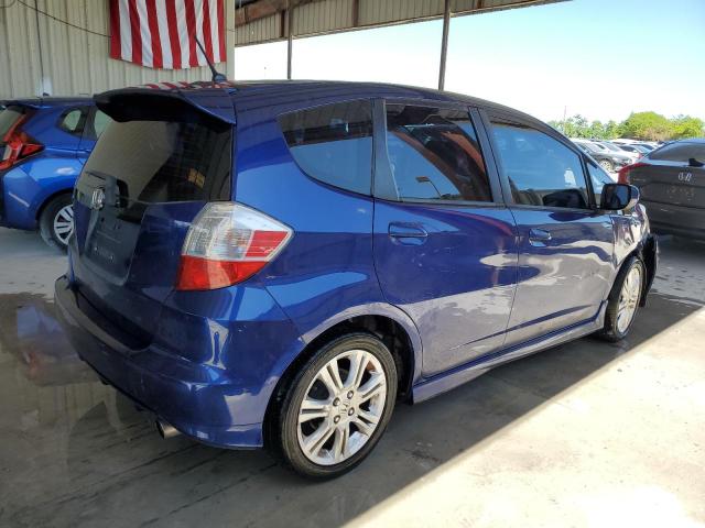 JHMGE88459S034344 - 2009 HONDA FIT SPORT BLUE photo 3