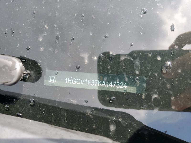 1HGCV1F37KA147324 - 2019 HONDA ACCORD SPORT WHITE photo 12