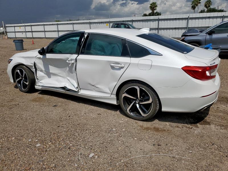 1HGCV1F37KA147324 - 2019 HONDA ACCORD SPORT WHITE photo 2