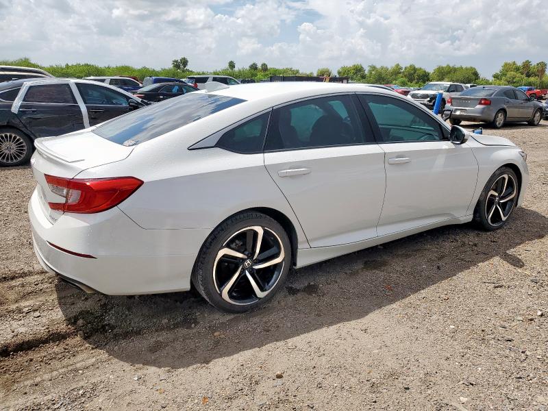 1HGCV1F37KA147324 - 2019 HONDA ACCORD SPORT WHITE photo 3