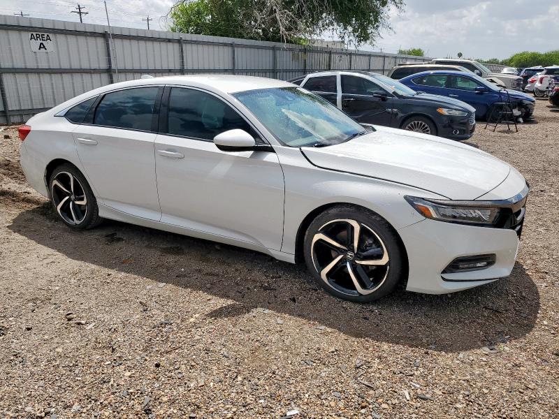 1HGCV1F37KA147324 - 2019 HONDA ACCORD SPORT WHITE photo 4