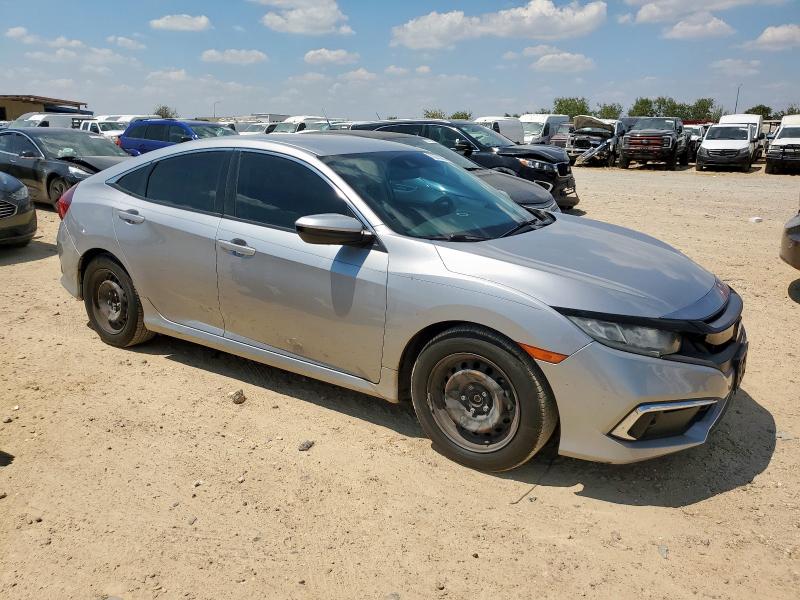 19XFC2F69KE043397 - 2019 HONDA CIVIC LX ვერცხლისფერი ფოტო 4