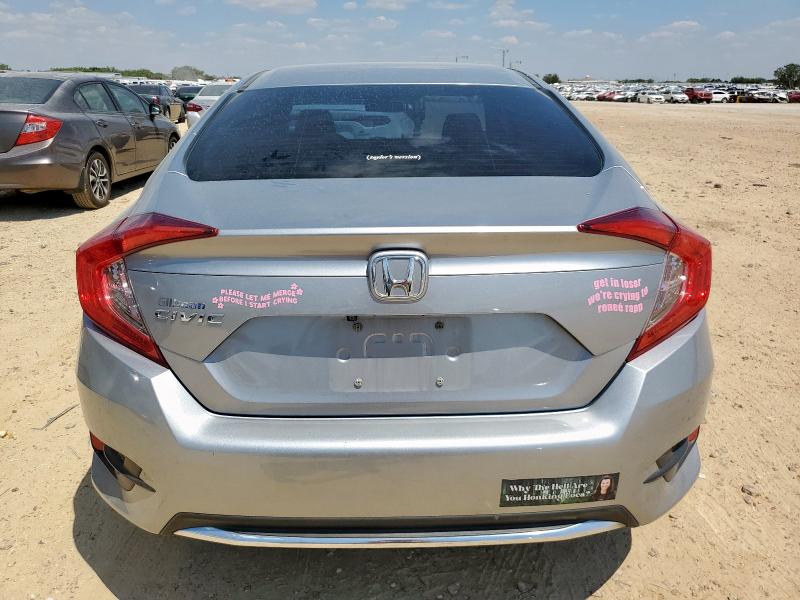 19XFC2F69KE043397 - 2019 HONDA CIVIC LX ვერცხლისფერი ფოტო 6