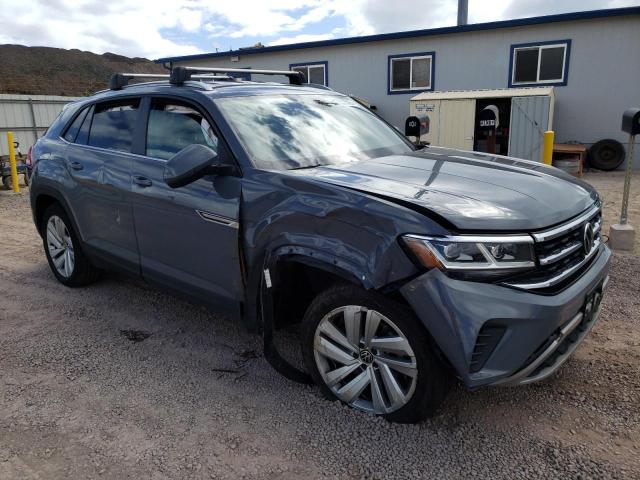 1V21E2CA5LC215039 - 2020 VOLKSWAGEN ATLAS CROS SE Gris photo 4