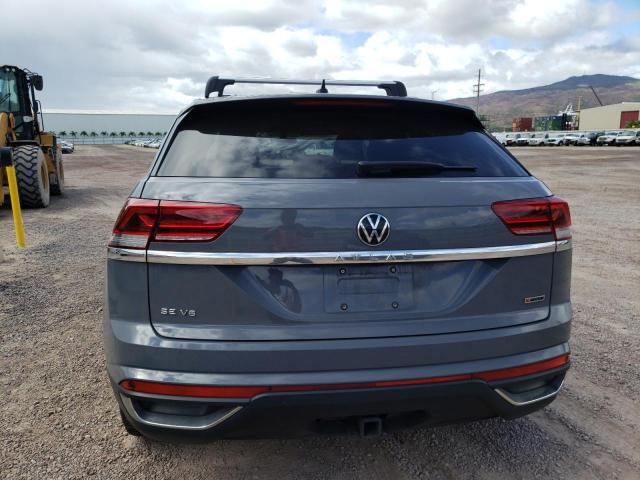 1V21E2CA5LC215039 - 2020 VOLKSWAGEN ATLAS CROS SE Gris photo 6