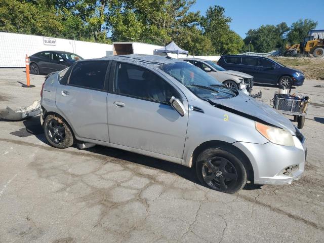 KL1TD66E89B365168 - 2009 CHEVROLET AVEO LS SILVER photo 4