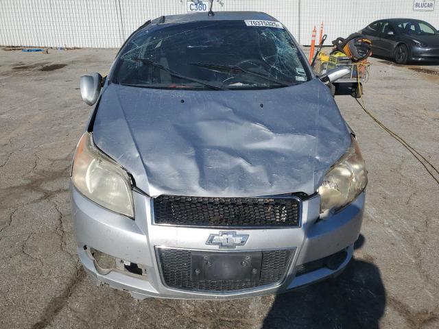 KL1TD66E89B365168 - 2009 CHEVROLET AVEO LS SILVER photo 5