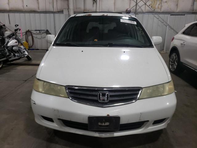 5FNRL18663B159429 - 2003 HONDA ODYSSEY EX WHITE photo 5