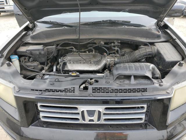 2HJYK16578H539241 - 2008 HONDA RIDGELINE RTL შავი ფოტო 11
