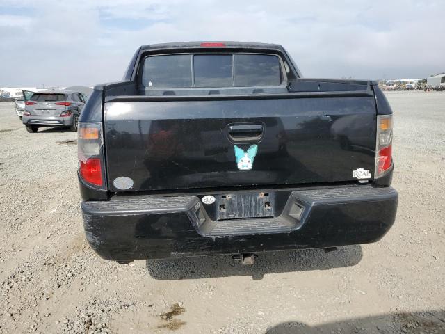 2HJYK16578H539241 - 2008 HONDA RIDGELINE RTL შავი ფოტო 6
