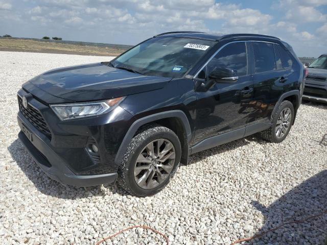 2T3C1RFV6KW026358 - 2019 TOYOTA RAV4 XLE PREMIUM BLACK photo 1