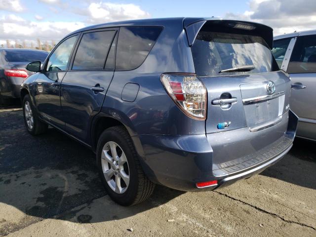 2T3YL4DV0EW003023 - 2014 TOYOTA RAV4 EV BLUE photo 2