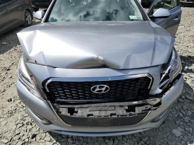 KMHE24L15GA009286 - 2016 HYUNDAI SONATA HYBRID SILVER photo 11