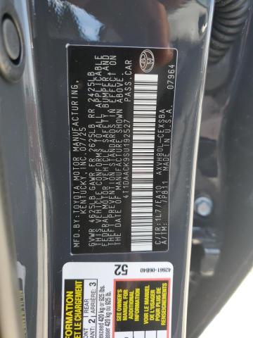 4T1DAACK9SU192527 - 2025 TOYOTA CAMRY XSE GRAY photo 12