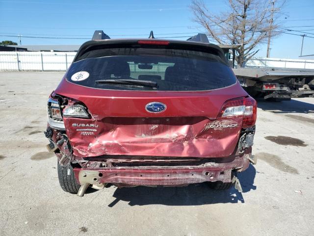 4S4BSANC7K3392631 - 2019 SUBARU OUTBACK 2.5I LIMITED RED photo 6