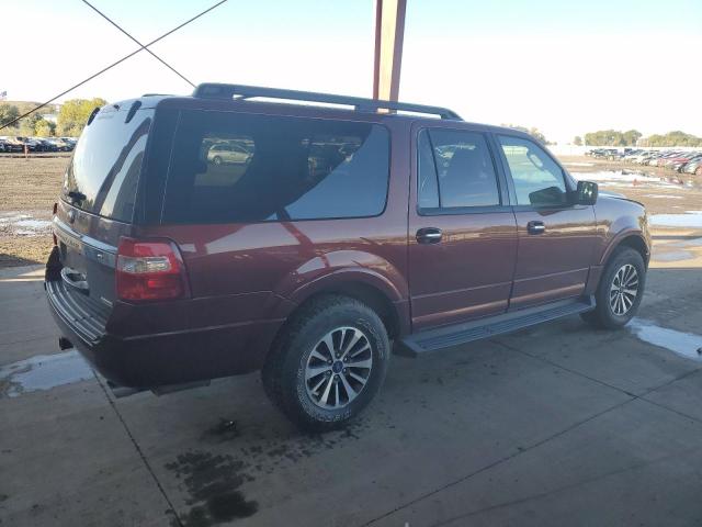 1FMJK1JT5HEA33406 - 2017 FORD EXPEDITION EL XLT BURGUNDY photo 3