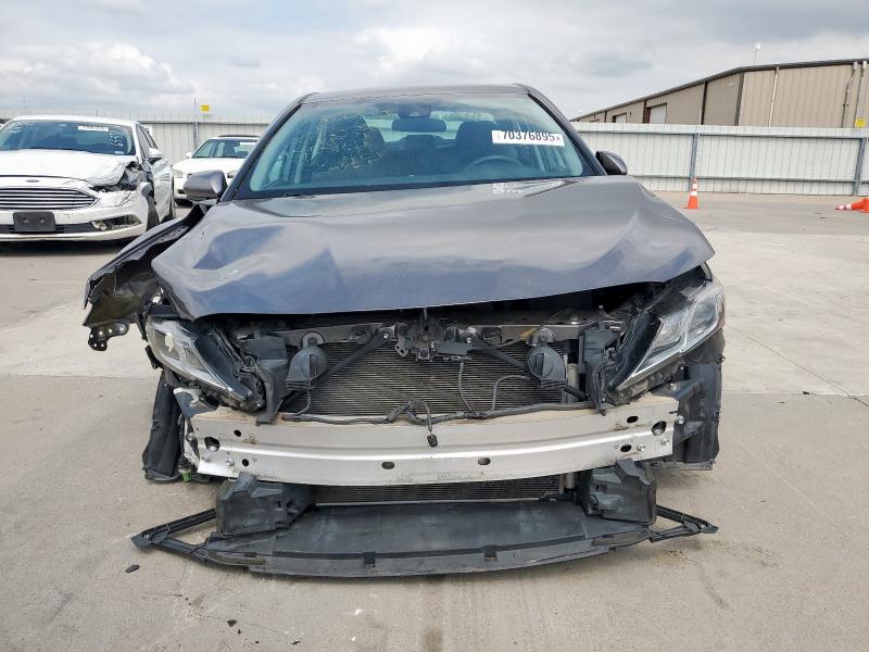 4T1B11HK9KU233481 - 2019 TOYOTA CAMRY L GRAY photo 5