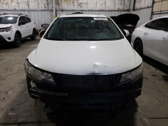 KNAFU5A2XC5496165 - 2012 KIA FORTE EX WHITE photo 5