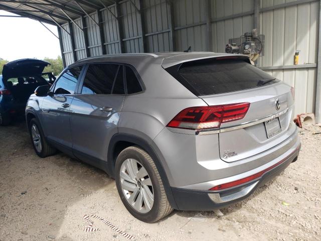 1V2WC2CA2MC222530 - 2021 VOLKSWAGEN ATLAS CROS SE ნაცრისფერი ფოტო 2