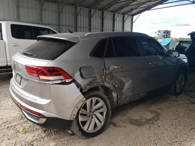 1V2WC2CA2MC222530 - 2021 VOLKSWAGEN ATLAS CROS SE ნაცრისფერი ფოტო 3