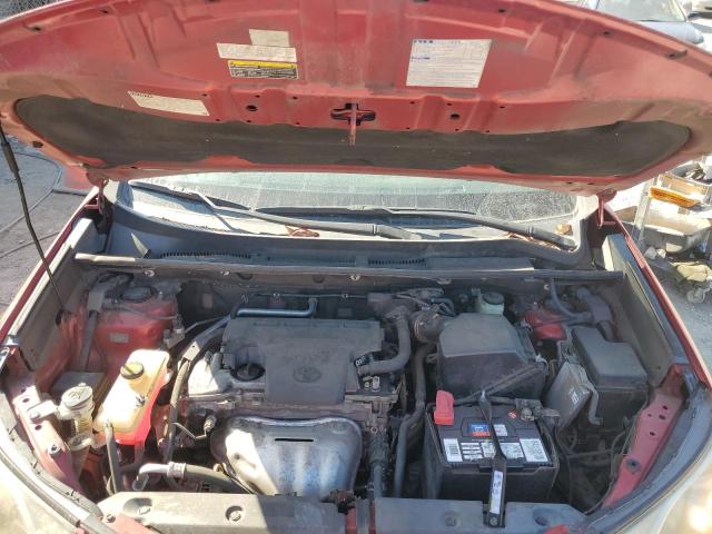 2T3ZFREV4FW228649 - 2015 TOYOTA RAV4 LE RED photo 12