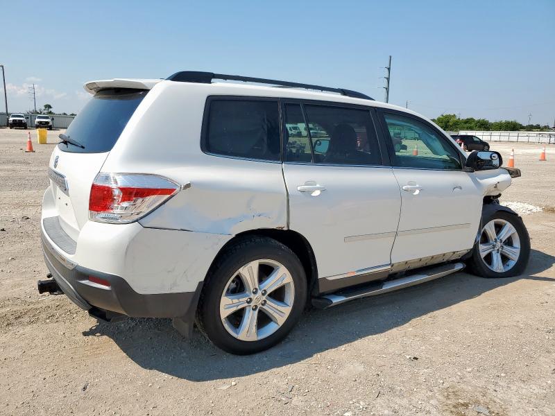 5TDZK3EHXCS084637 - 2012 TOYOTA HIGHLANDER BASE Белый фото 3