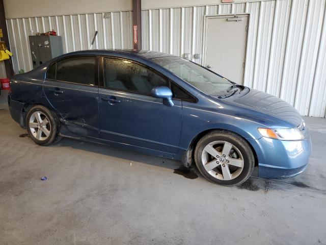 1HGFA16826L135807 - 2006 HONDA CIVIC EX BLUE photo 4