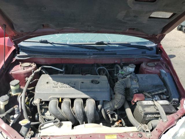 1NXBR32E35Z485559 - 2005 TOYOTA COROLLA CE RED photo 11