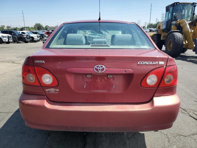 1NXBR32E35Z485559 - 2005 TOYOTA COROLLA CE RED photo 6