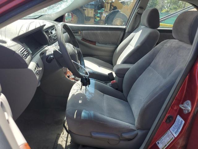 1NXBR32E35Z485559 - 2005 TOYOTA COROLLA CE RED photo 7