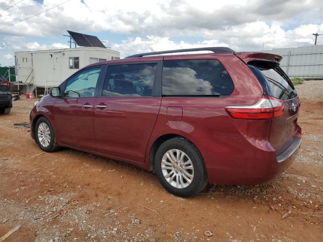 5TDYK3DC9FS634447 - 2015 TOYOTA SIENNA XLE BURGUNDY photo 2