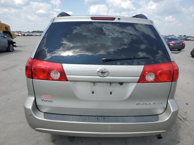 5TDZK23C08S212053 - 2008 TOYOTA SIENNA CE SILVER photo 6