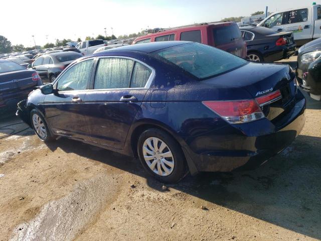 1HGCP2F37CA019103 - 2012 HONDA ACCORD LX BLUE photo 2