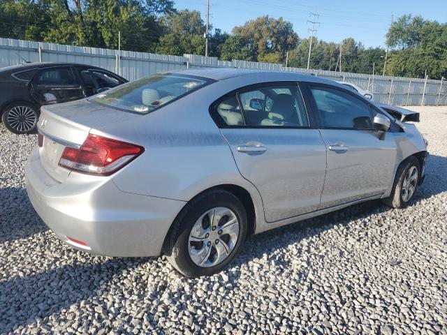 19XFB2F52EE000809 - 2014 HONDA CIVIC LX SILVER photo 3