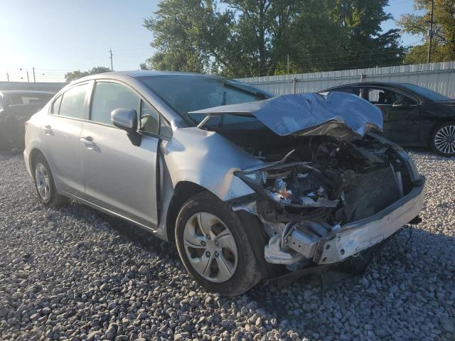 19XFB2F52EE000809 - 2014 HONDA CIVIC LX SILVER photo 4