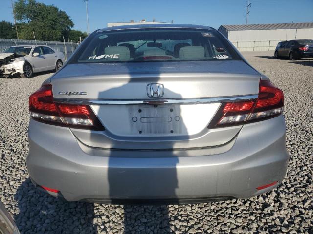 19XFB2F52EE000809 - 2014 HONDA CIVIC LX SILVER photo 6