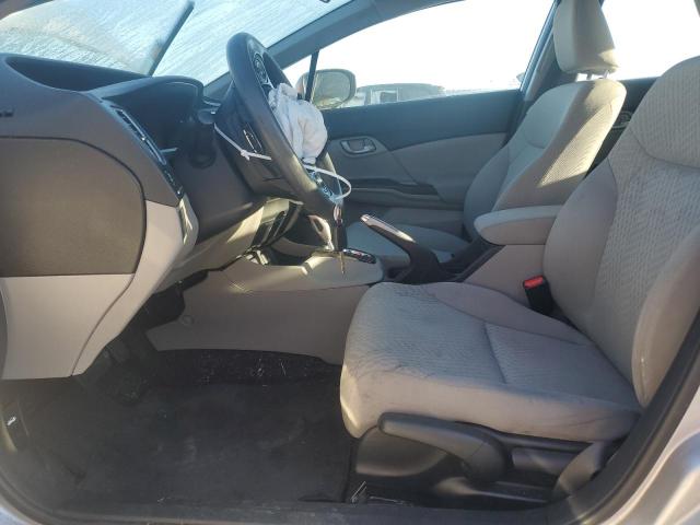 19XFB2F52EE000809 - 2014 HONDA CIVIC LX SILVER photo 7