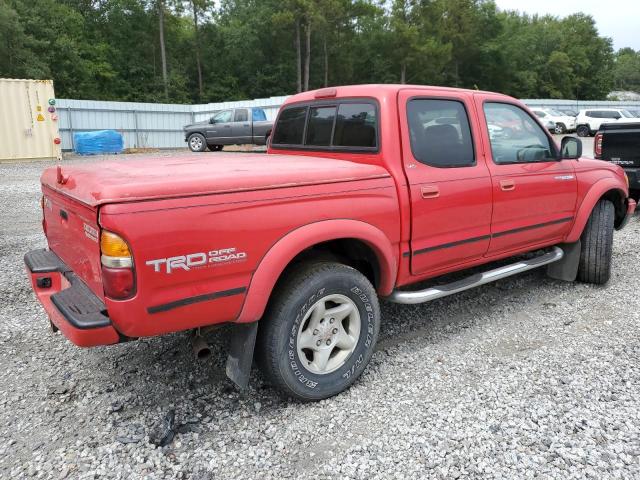 5TEGN92N92Z005021 - 2002 TOYOTA TACOMA DOUBLE CAB PRERUNNER RED photo 3