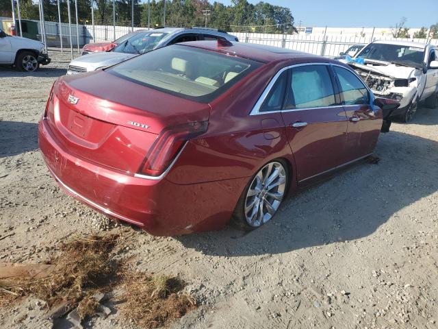 1G6KP5R69JU134169 - 2018 CADILLAC CT6 PLATINUM CSAV RED photo 3