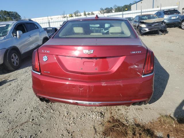 1G6KP5R69JU134169 - 2018 CADILLAC CT6 PLATINUM CSAV RED photo 6