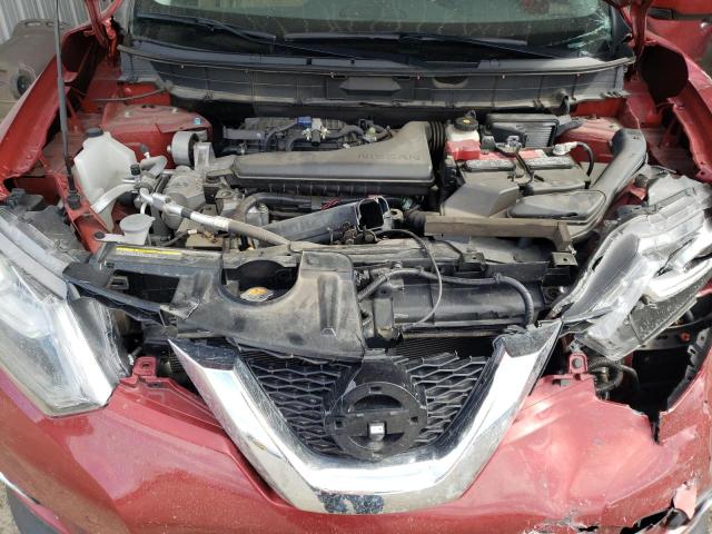 5N1AT2MTXGC840657 - 2016 NISSAN ROGUE S MAROON photo 12