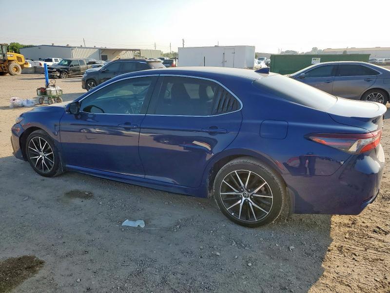 4T1T11AK0RU240988 - 2024 TOYOTA CAMRY SE NIGHT SHADE BLUE photo 2