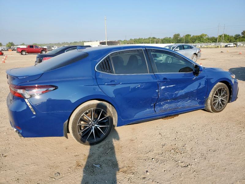 4T1T11AK0RU240988 - 2024 TOYOTA CAMRY SE NIGHT SHADE BLUE photo 3