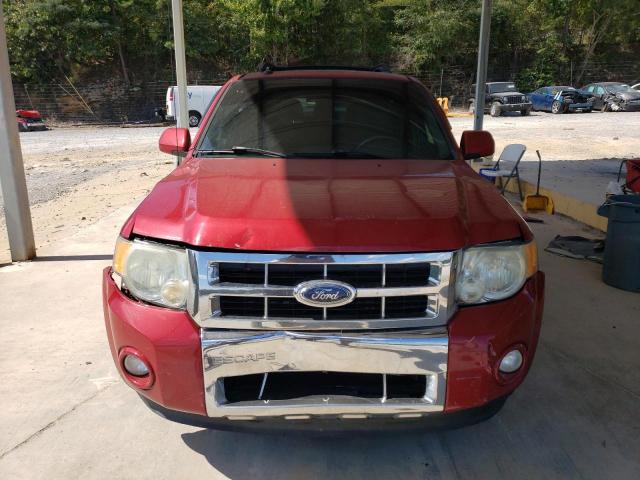 1FMCU0E7XAKA00127 - 2010 FORD ESCAPE LIMITED RED photo 5