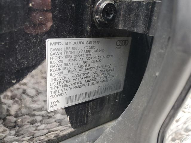 WA1LAAF71HD006523 - 2017 AUDI Q7 PREMIUM PLUS შავი ფოტო 14