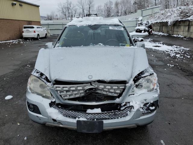 4JGBB8GB4BA646093 - 2011 MERCEDES-BENZ ML 350 4MATIC SILVER photo 5
