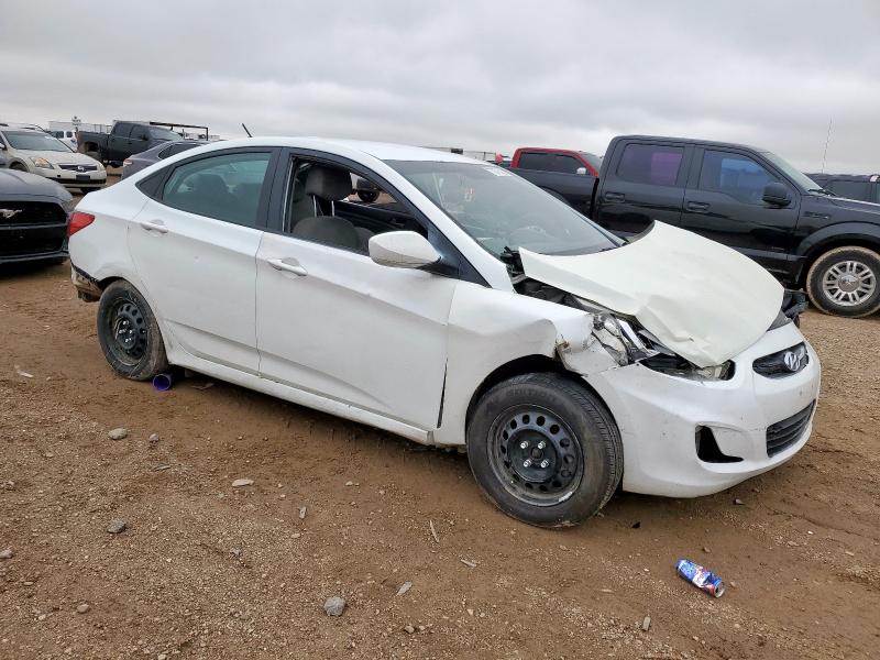 KMHCT4AEXFU878425 - 2015 HYUNDAI ACCENT GLS 白色 照片 4