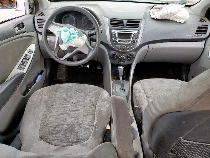 KMHCT4AEXFU878425 - 2015 HYUNDAI ACCENT GLS 白色 照片 8